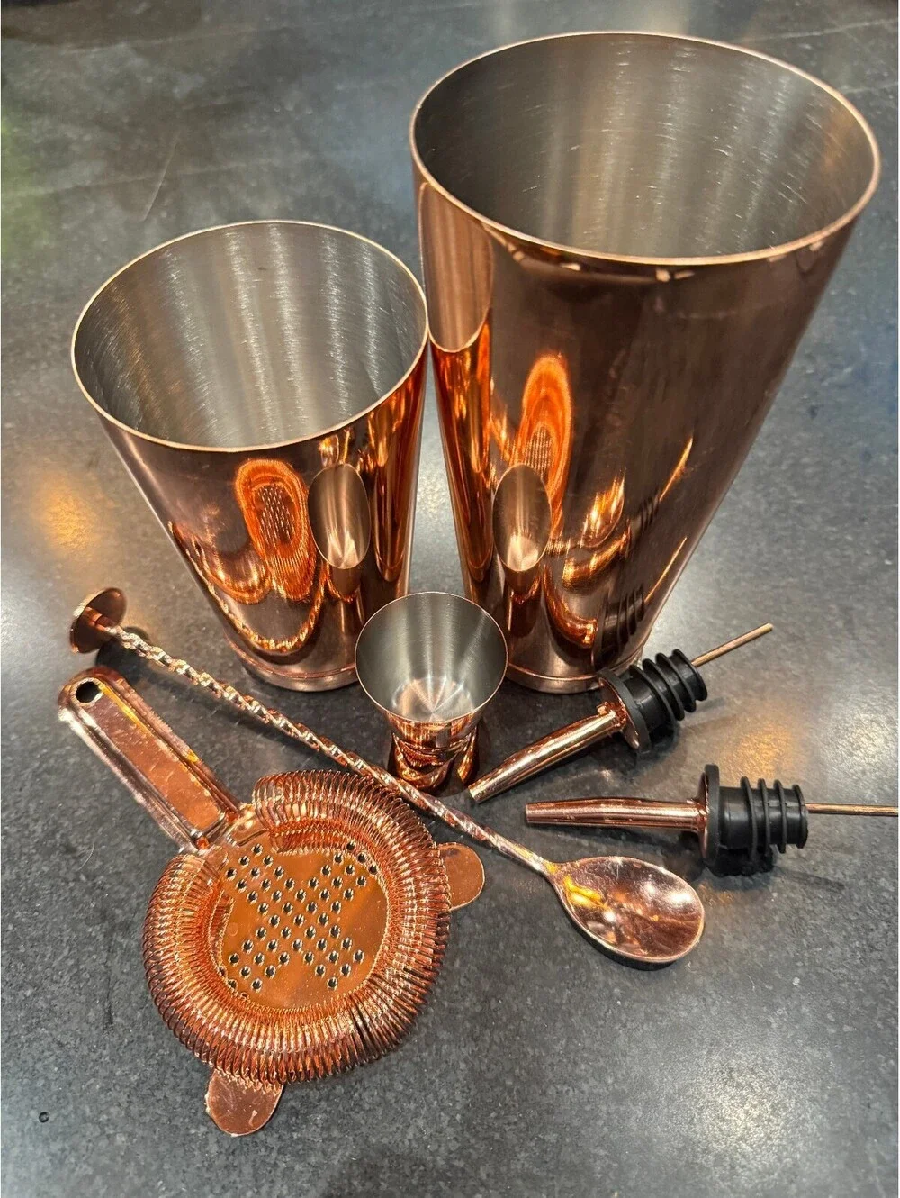 Luxury Copper Mixology Kit | Complete Home Bar Gift Set for Cocktail Lovers